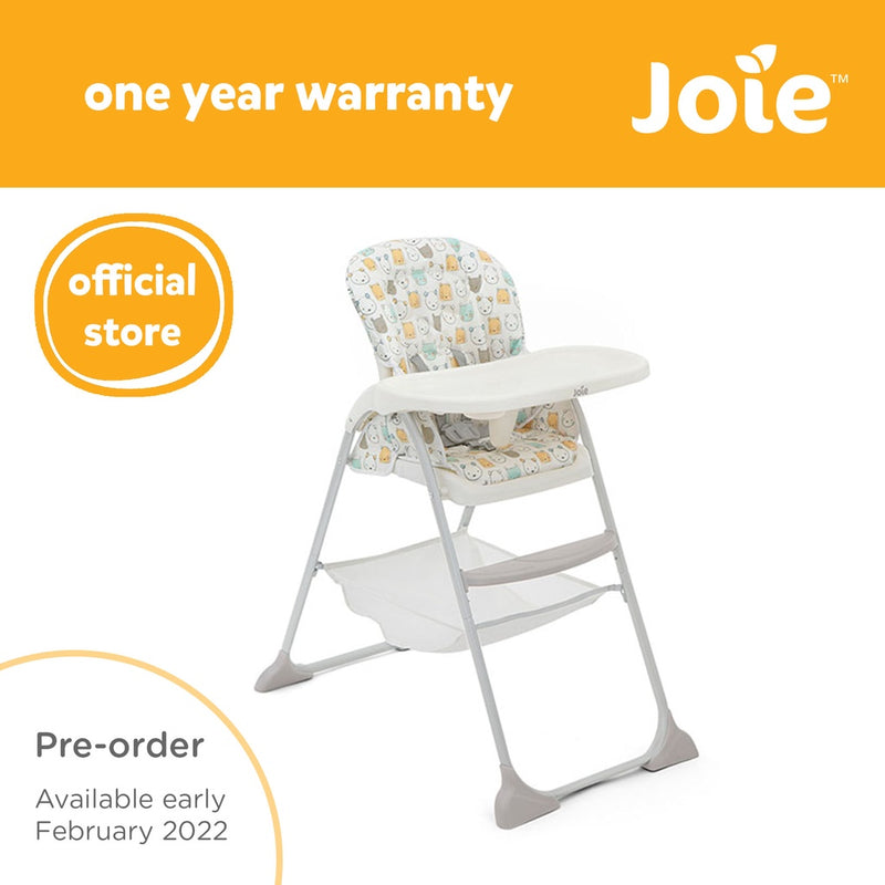 Joie Mimzy Snacker Compact Highchair (Assorted Designs)-7