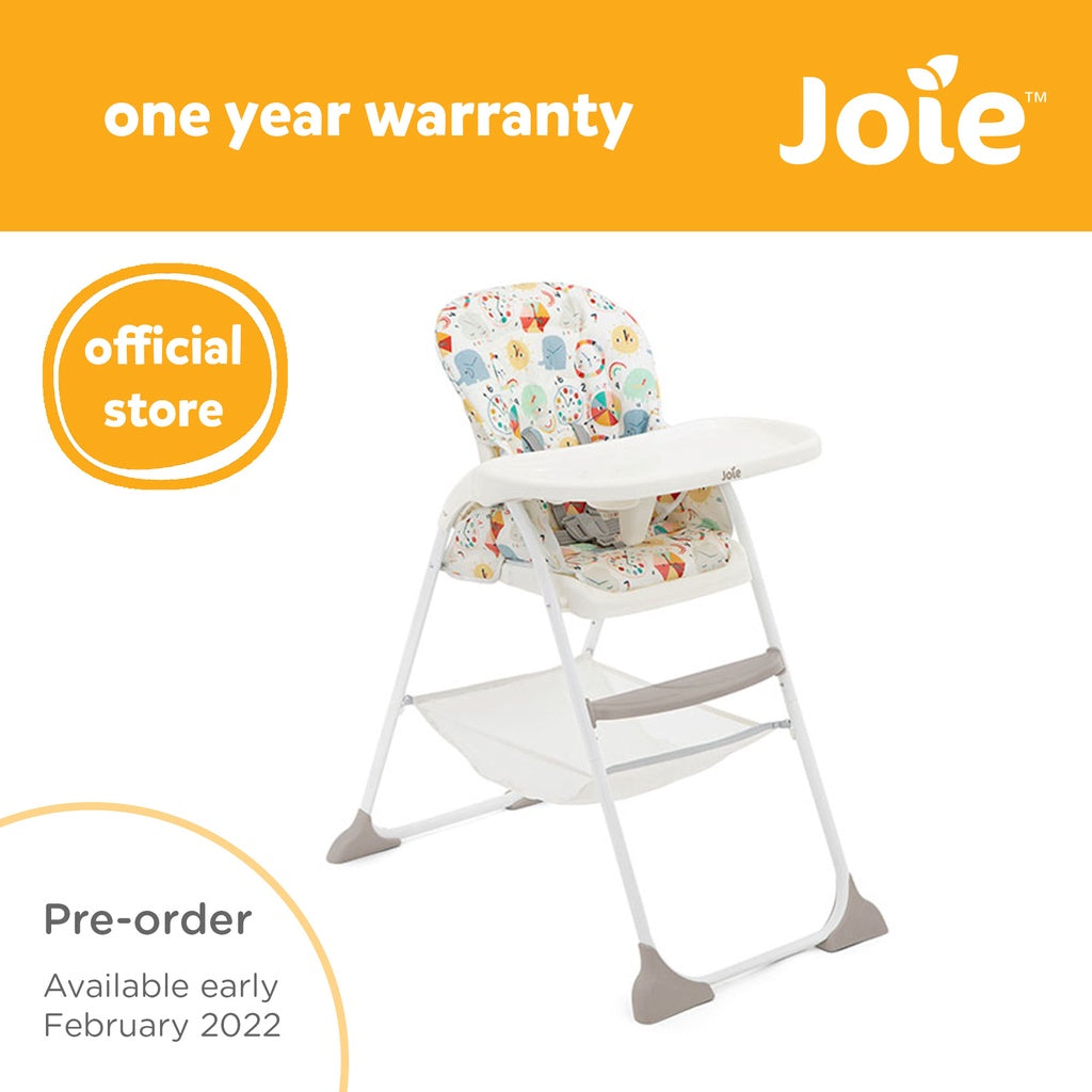 Joie Mimzy Snacker Compact Highchair (Assorted Designs)-9