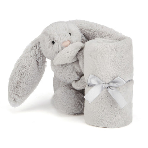 JellyCat Bashful Silver Bunny Soother | Little Baby.
