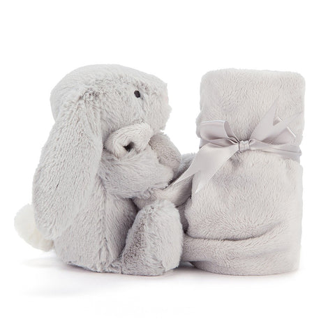 JellyCat Bashful Silver Bunny Soother | Little Baby.
