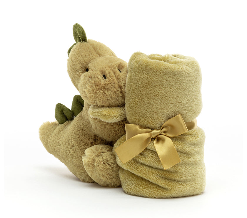 JellyCat Bashful Dino Soother | Little Baby.