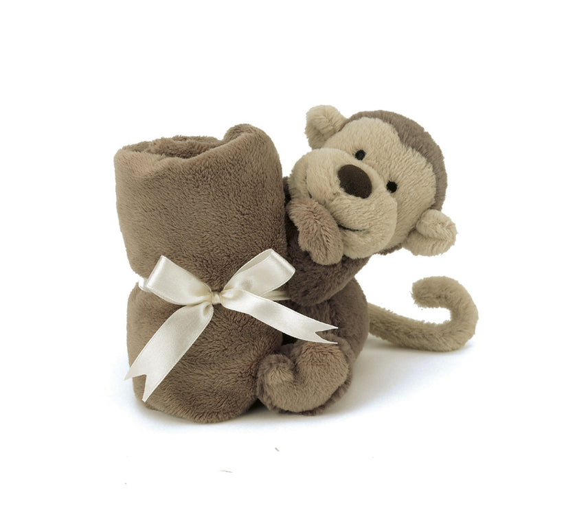 JellyCat Bashful Monkey Soother | Little Baby.