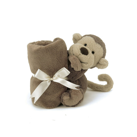 JellyCat Bashful Monkey Soother | Little Baby.