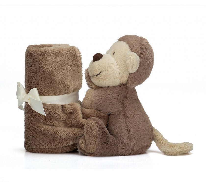 JellyCat Bashful Monkey Soother | Little Baby.