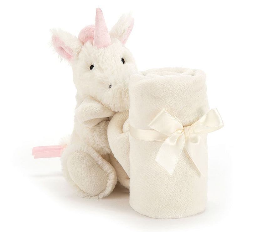 JellyCat Bashful Unicorn Soother | Little Baby.