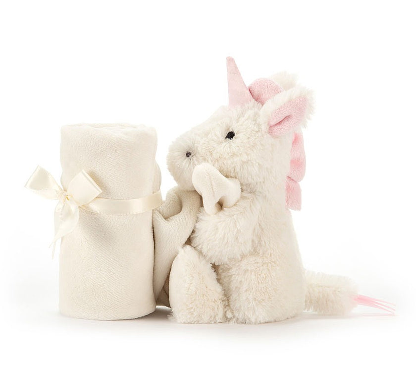 JellyCat Bashful Unicorn Soother | Little Baby.