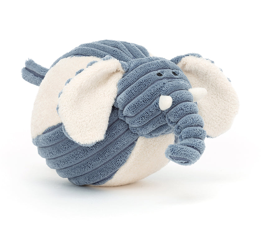 JellyCat Cordy Roy Baby Elephant Activity Ball - H11cm | Little Baby.