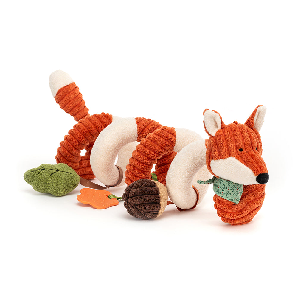 JellyCat Cordy Roy Baby Fox Spiral Activity Toy | Little Baby.