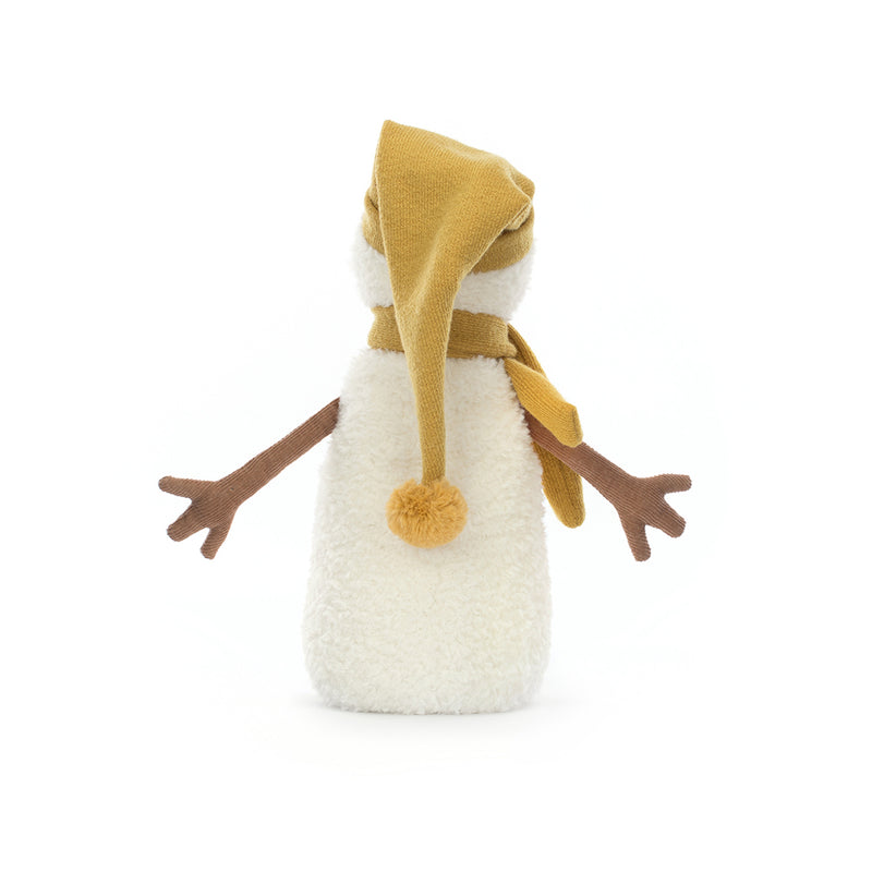 Jellycat Lenny Snowman (Yellow) - Small H24cm-3