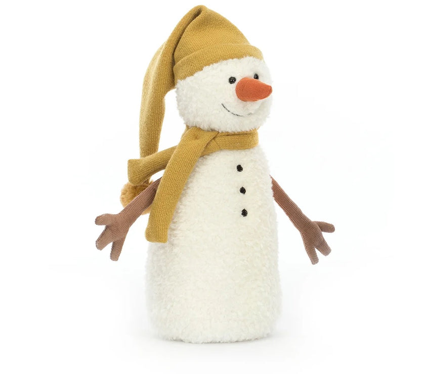 Jellycat Lenny Snowman (Yellow) - Small H24cm