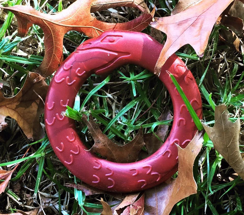 Helles Teeth Serpent Teether (Blazing Red) | Little Baby.