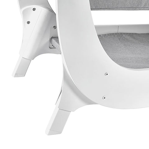 Shnuggle Air Bedside Crib - Dove Grey | Little Baby.