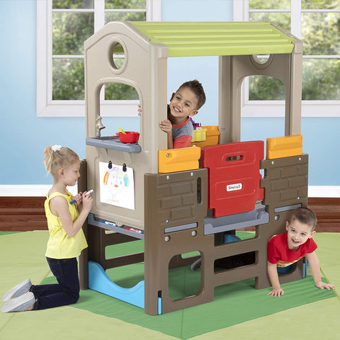 Simplay3 Young Explorers Indoor/Outdoor Discovery Playhouse | Little Baby.