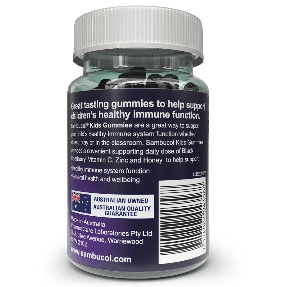 Sambucol Kids Immunity Gummies (AUS Version), 50 gums x 3 Bundle. Expiry 7/22-3