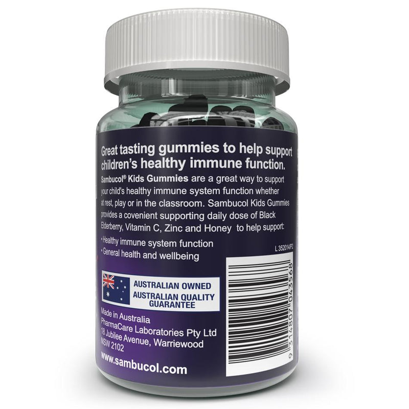 Sambucol Kids Immunity Gummies (AUS Version), 50 gums x 3 Bundle. Expiry 7/22-3