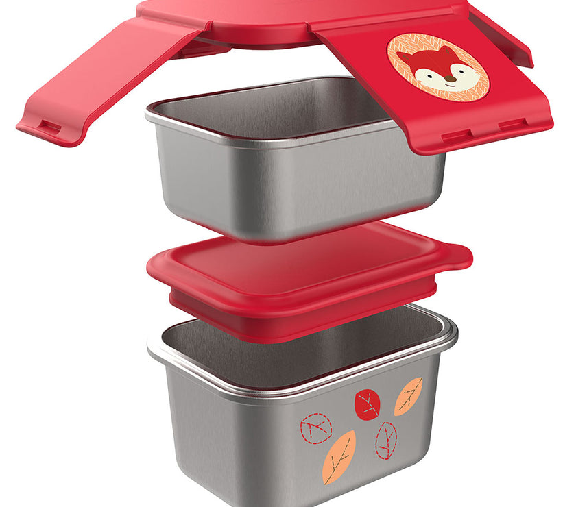 Skip Hop Stainless Steel Lunch Kit - Fox | Little Baby.