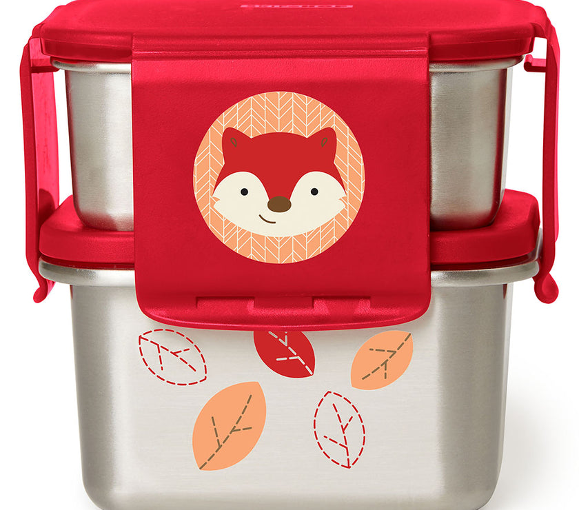 Skip Hop Stainless Steel Lunch Kit - Fox | Little Baby.