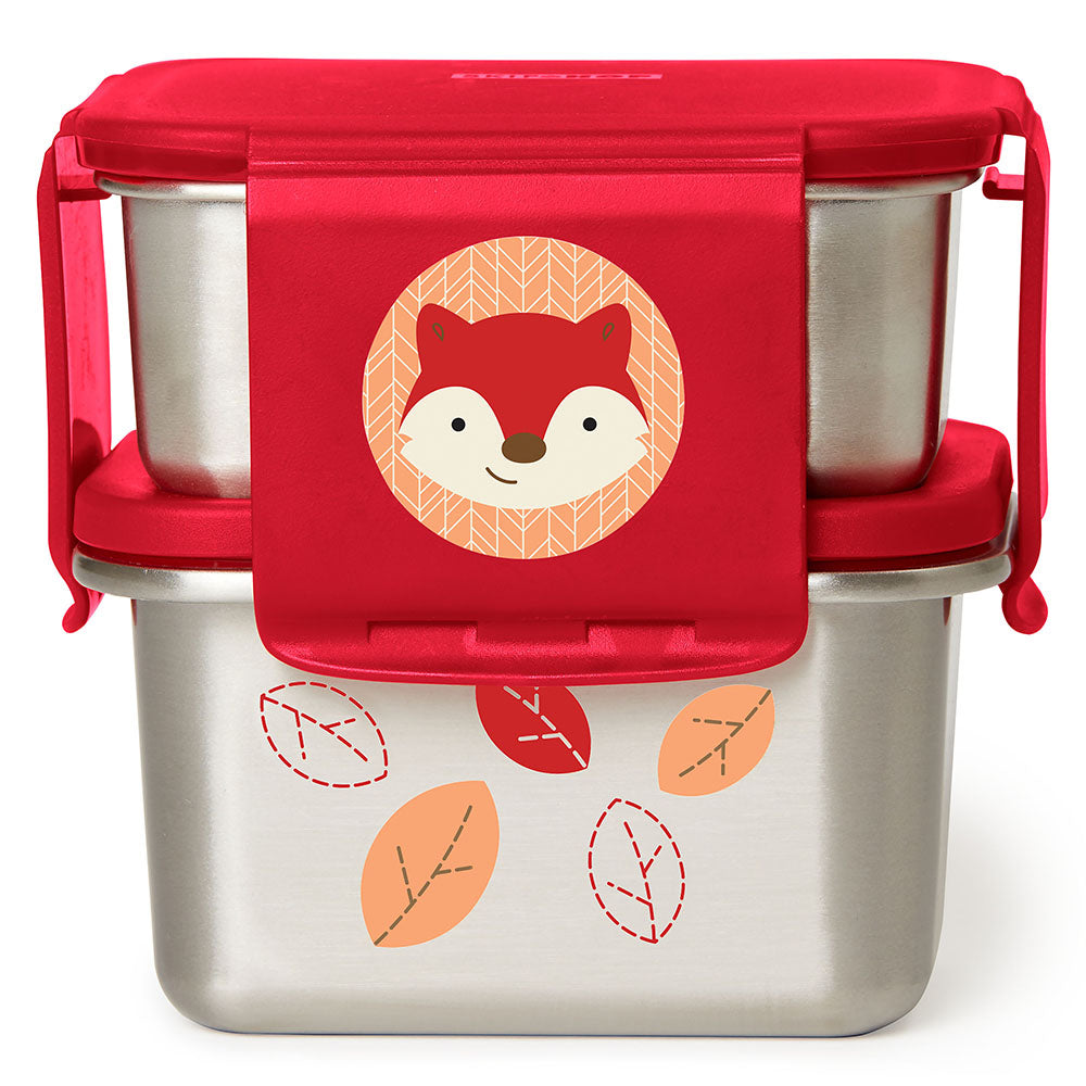 Skip Hop Stainless Steel Lunch Kit - Fox | Little Baby.