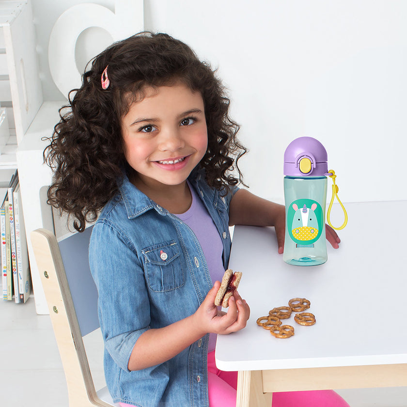 Skip Hop Zoo Lock Top Sport Bottle - Unicorn | Little Baby.