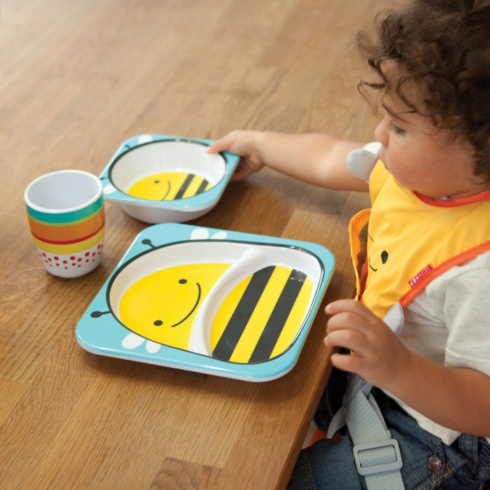 Skip Hop Zoo Melamine Set - Bee | Little Baby.