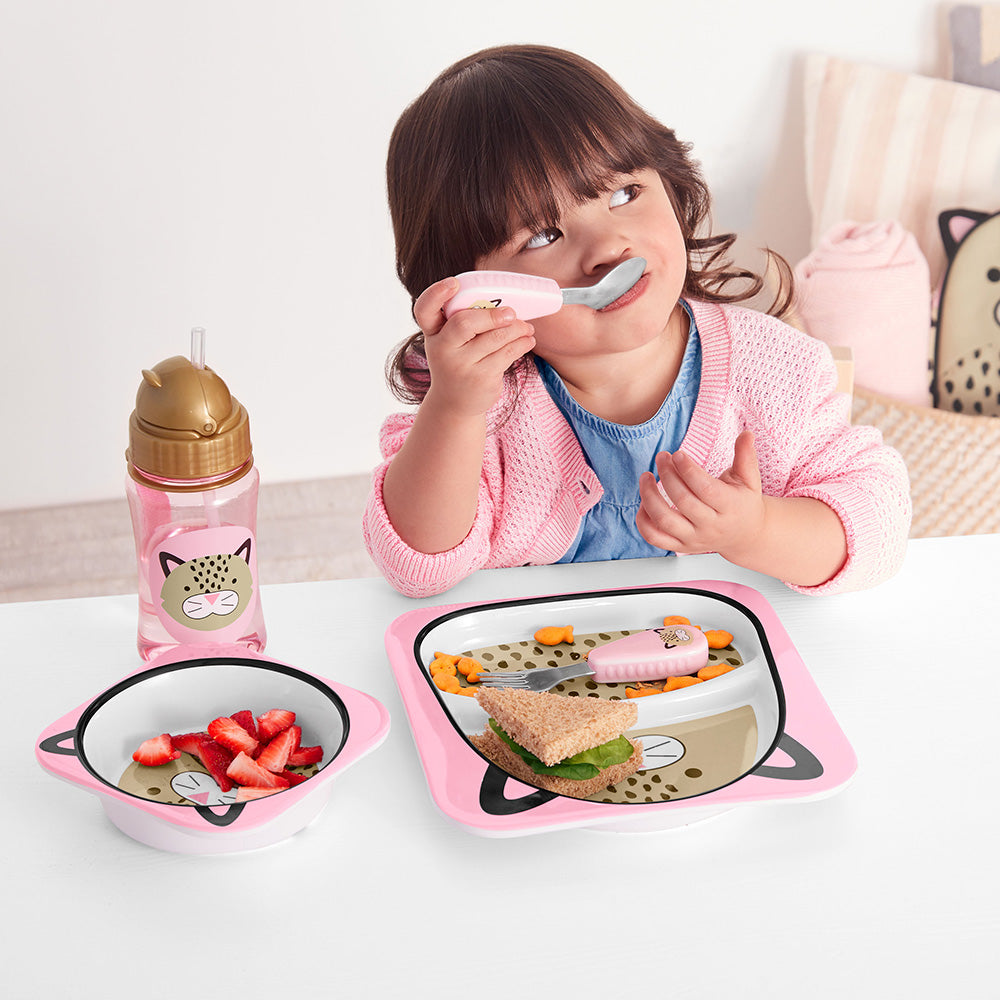 Skip Hop Zootensils Fork & Spoon - Leopard | Little Baby.