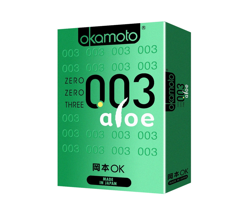 Okamoto Condoms 003 Aloe Pack 4s | Little Baby.