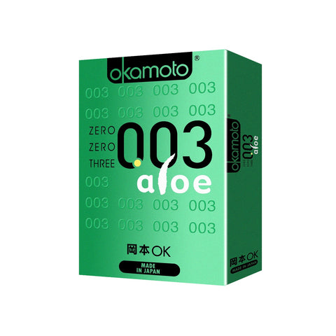 Okamoto Condoms 003 Aloe Pack 4s | Little Baby.