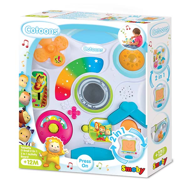 Smoby Cotoons 2in1 Activity Board | Little Baby.