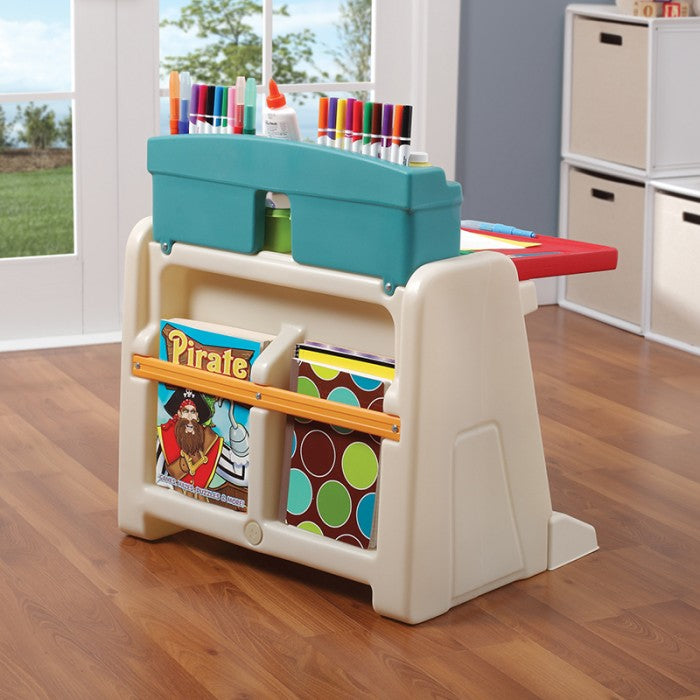 Step 2 Flip & Doodle Easel Desk With Stool™ | Little Baby.