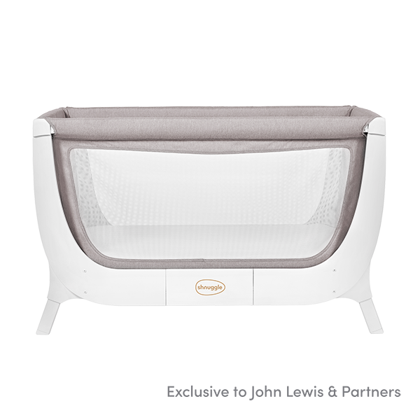 Shnuggle Air Cot Kit - Stone Grey | Little Baby.