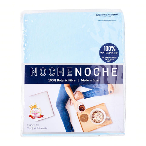 Noche Noche (22/40) Super Single Fitted Bedsheet Set (43cm) (1 Bedsheet + 1 Pillow Case) | Little Baby.