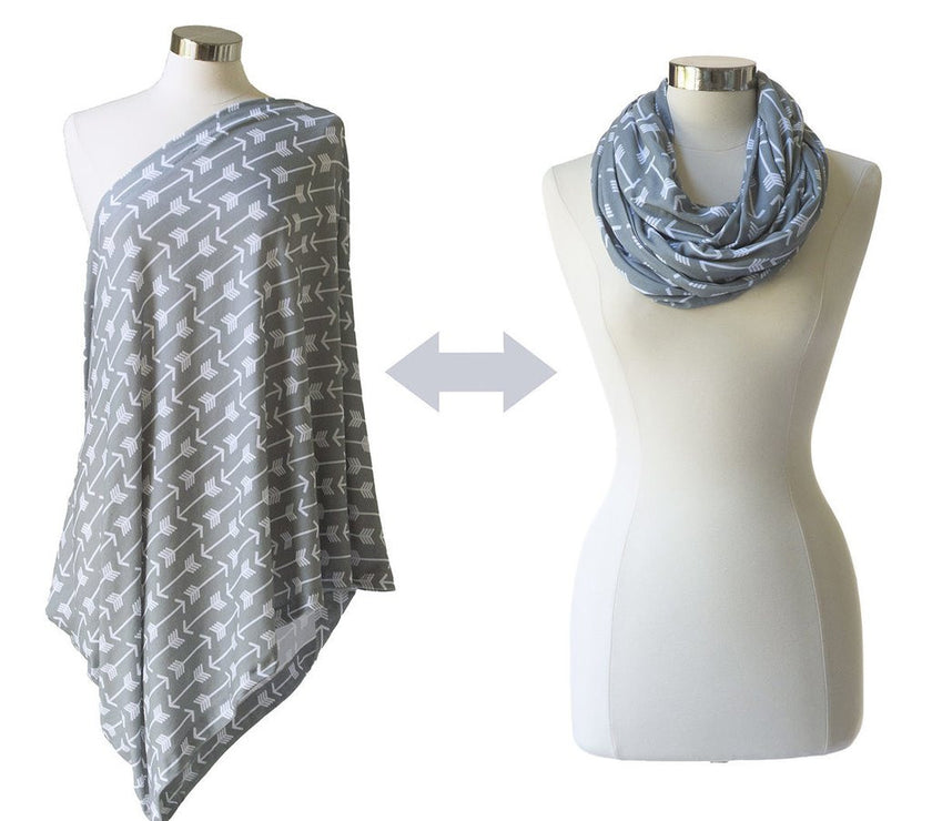 Itzy Ritzy Nursing Happens™ Infinity Breastfeeding Scarf - Swift Arrows | Little Baby.