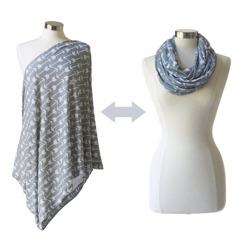 Itzy Ritzy Nursing Happens™ Infinity Breastfeeding Scarf - Swift Arrows | Little Baby.