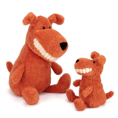 JellyCat Toothy Mutt - Large H36cm | Little Baby.