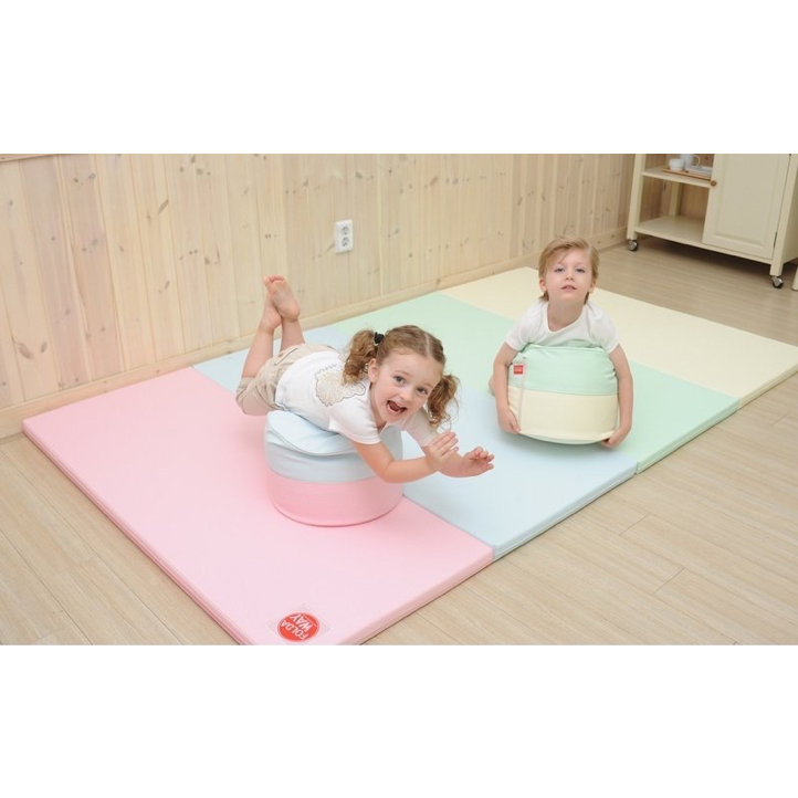 Foldaway Playmat SG, 240 x 140 x 4cm (Lollipop) | Little Baby.