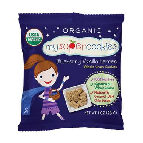 My Super Foods, My Super Cookies- Blueberry Heroes , 29g | Little Baby.