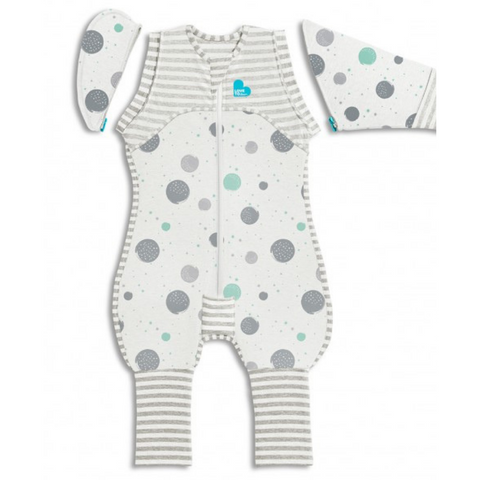 Love To Dream Swaddle UP 50/50 0.2 Tog Transition Suit - White | Little Baby.