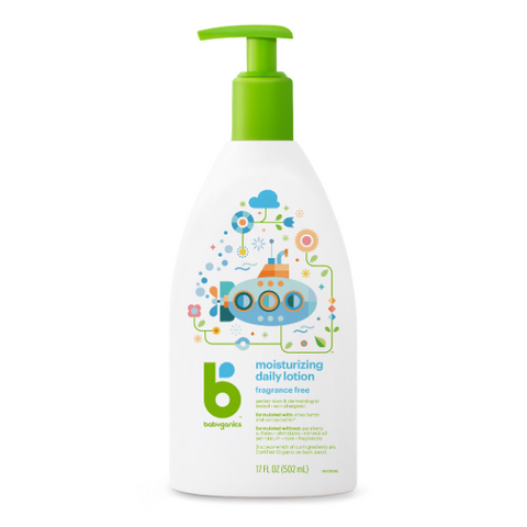 Babyganics Moisturizing Daily Lotion Fragrance Free - 502ml | Little Baby.