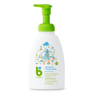Babyganics Shampoo + Body Wash, Fragrance Free - 473ml | Little Baby.