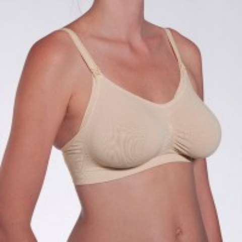 Cantaloop Pregnancy Bra - Tan | Little Baby.