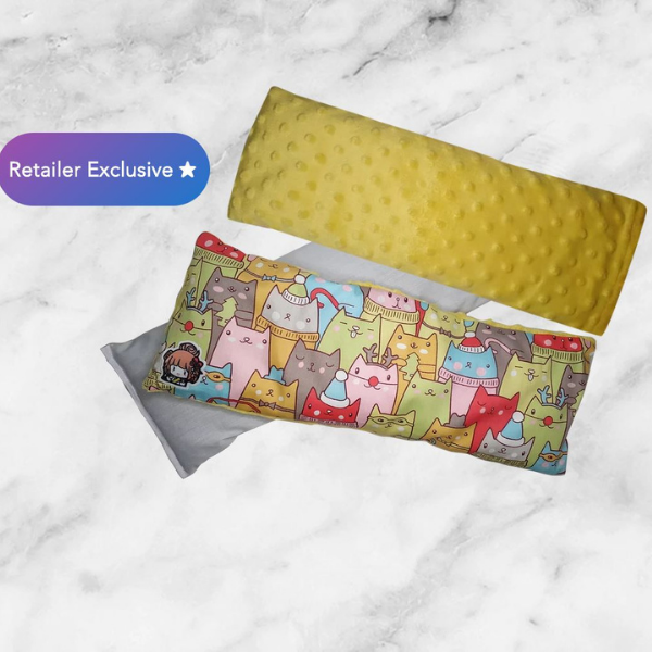物の語 My Story Signature Bean Spout Husk Pillow - Yellow Musical Cat | Little Baby.