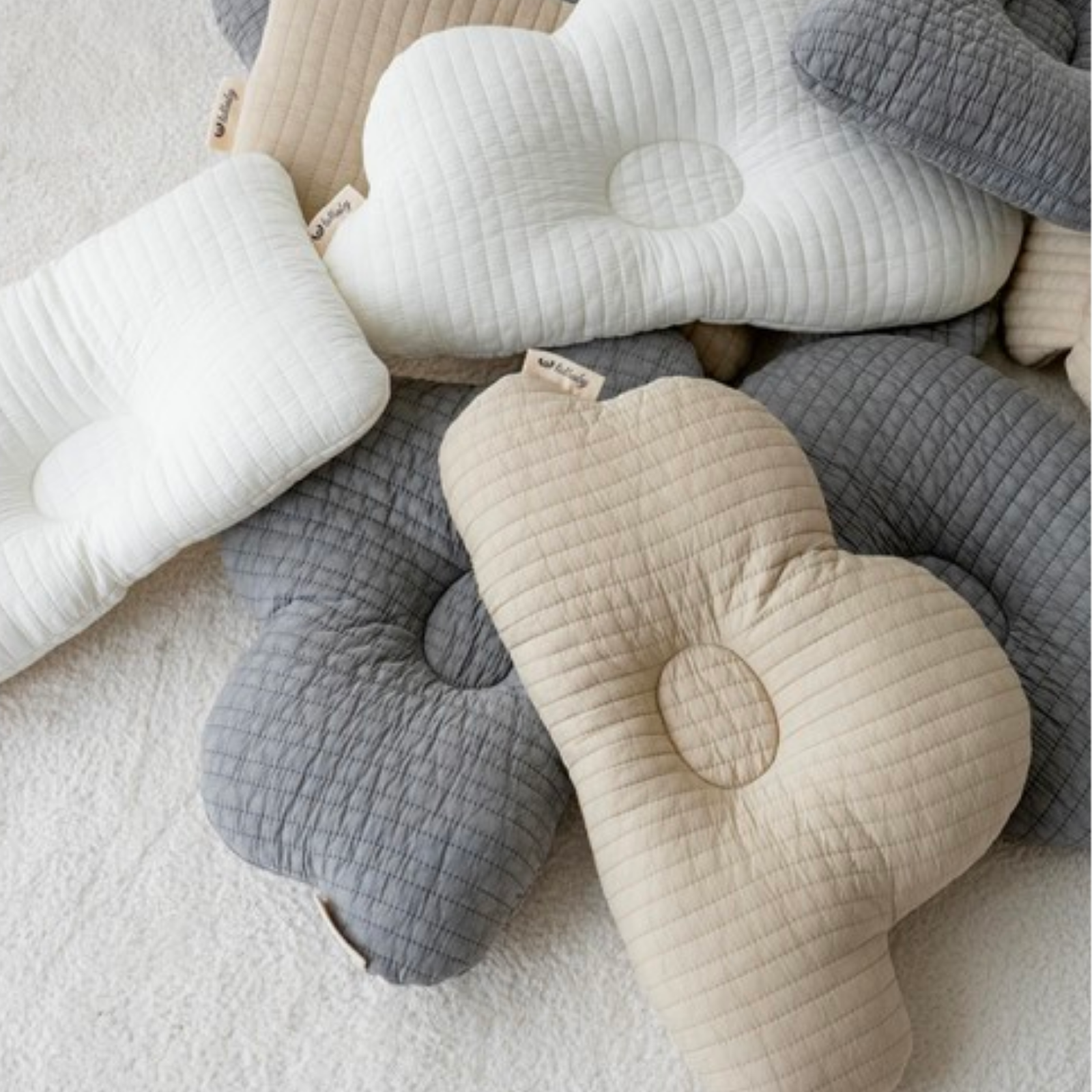 Little kBaby Baby Cot Breathable Premium Cotton Bedding Set - Beige