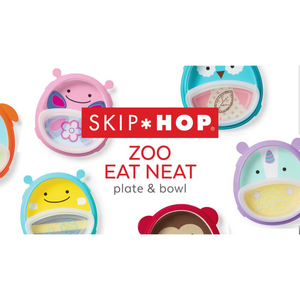 Skip Hop Zoo Eat Neat Plate & Bowl | Little Baby.