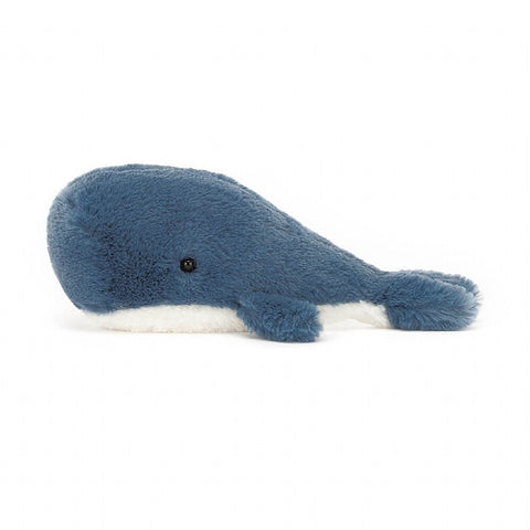 Jellycat Wavelly Whale Blue H6CM