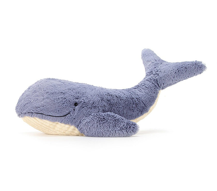 JellyCat Wilbur Whale Baby - Tiny H9cm | Little Baby.