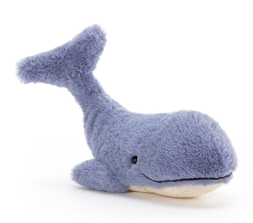 JellyCat Wilbur Whale Baby - Tiny H9cm | Little Baby.