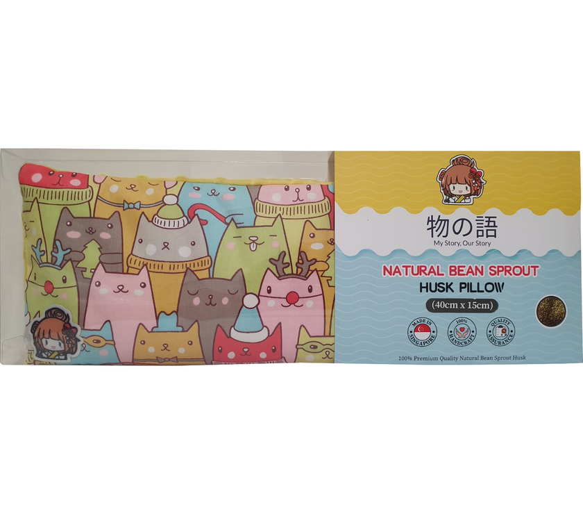 物の語 My Story Signature Bean Spout Husk Pillow - Yellow Musical Cat | Little Baby.