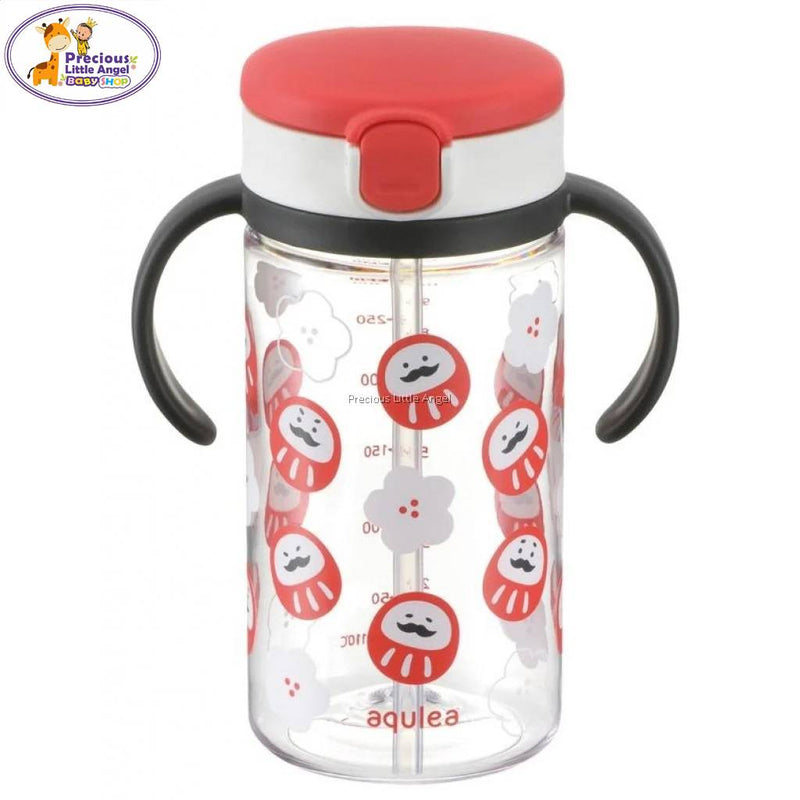 Richell Aqulea Clear Straw Bottle Mug (320ml)-7
