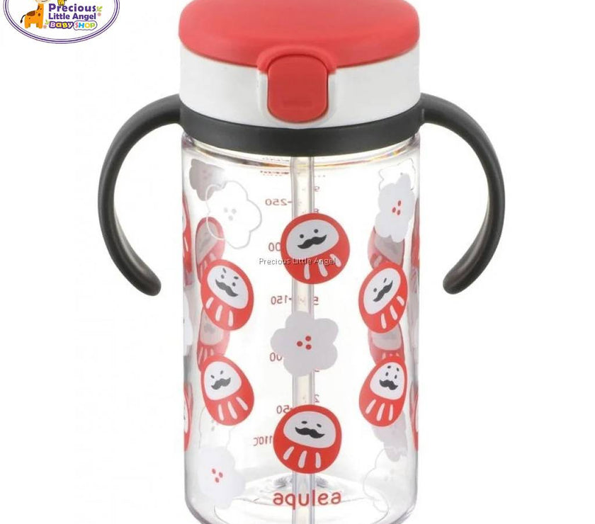 Richell Aqulea Clear Straw Bottle Mug (320ml)