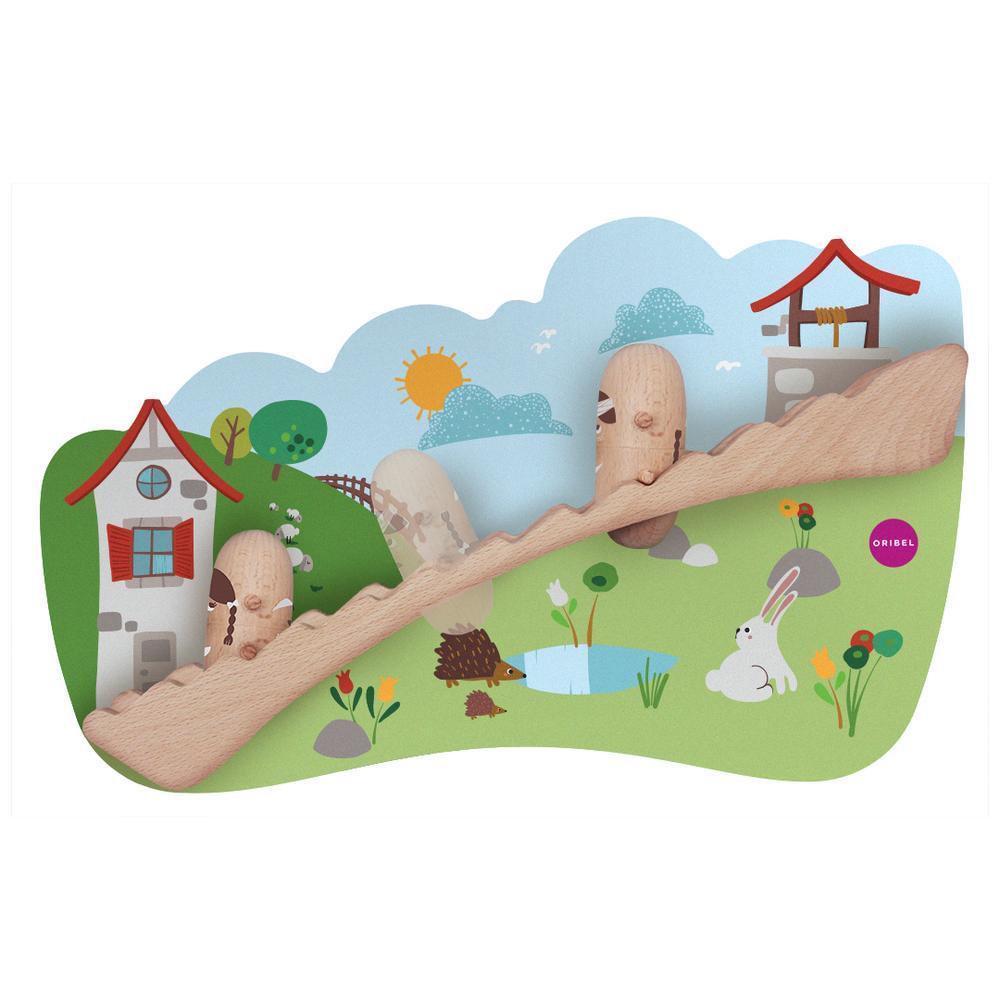 Oribel VertiPlay Wall Toy: Jack and Jill | Little Baby.